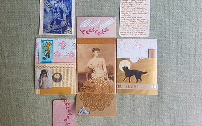 Snailmail met oud papier